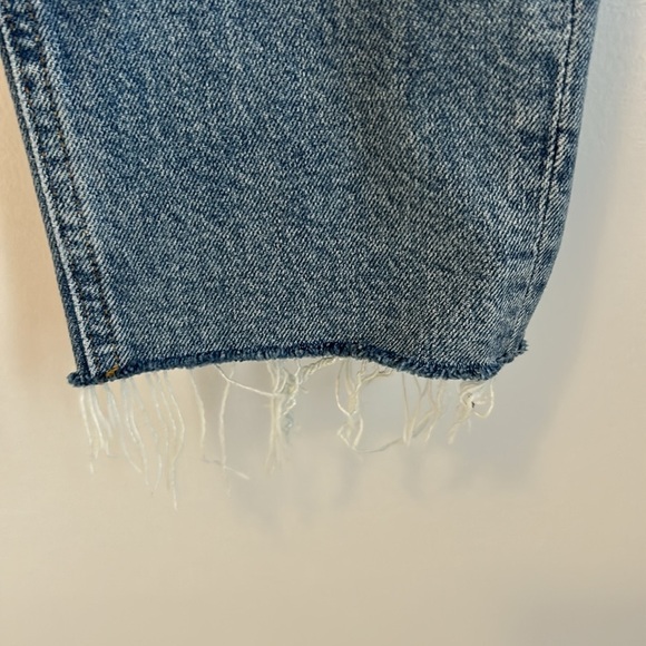 Agolde Nico High Rise Slim Straight Jeans in Murmur - Picture 8 of 11